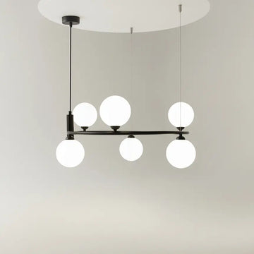 Pendant Light with Modern Ring Design, Black Metal Frame, and Acrylic Diffuser – Ring | Maytoni