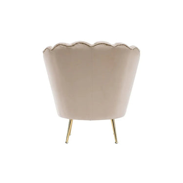 Sessel mit Samt - Velvet - Bezug, Steppnähten und höhenverstellbaren Metallbeinen – Barbara 125 | Kayoom - Esszett Luxury | Stilvolles Wohnen mit Charakter