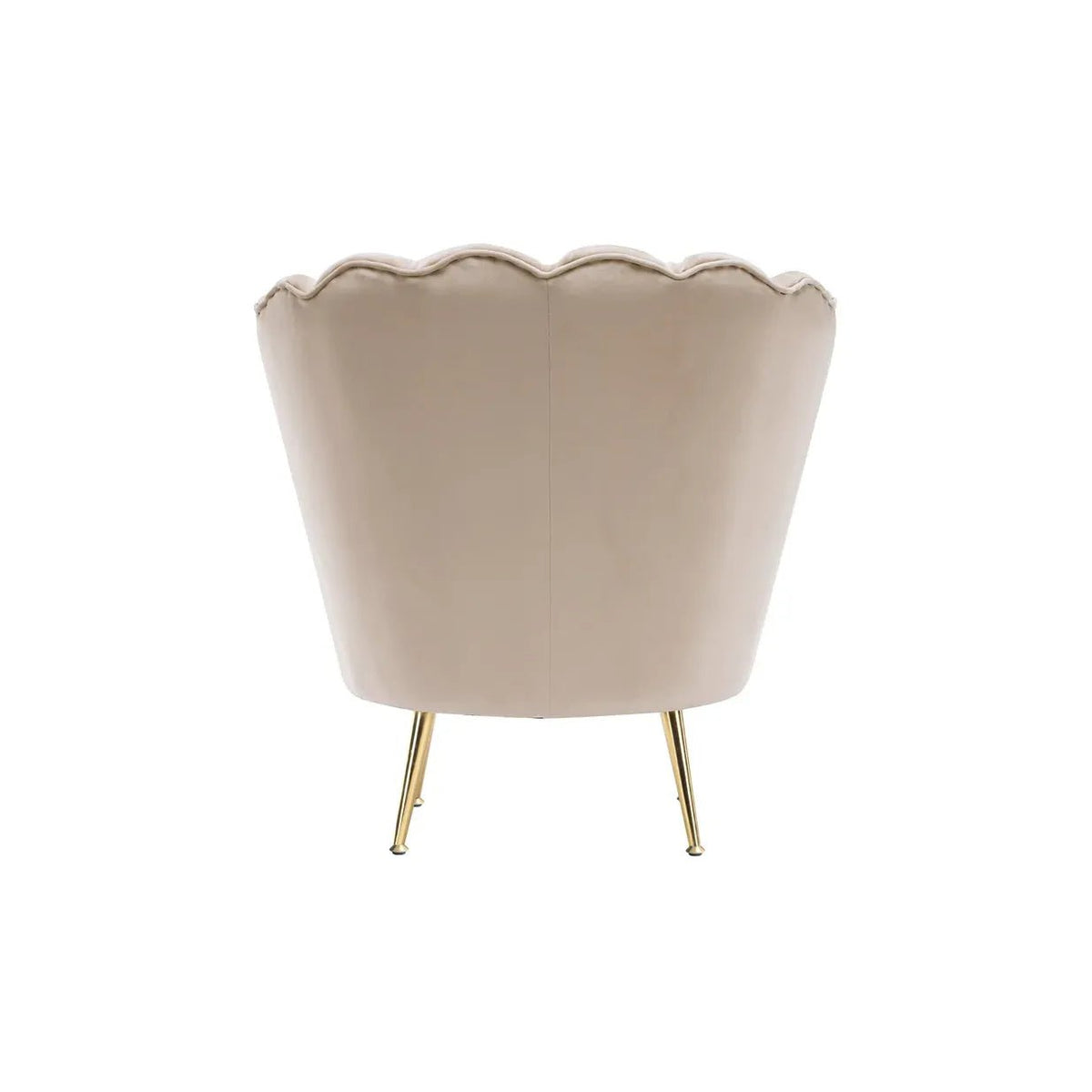 Sessel mit Samt - Velvet - Bezug, Steppnähten und höhenverstellbaren Metallbeinen – Barbara 125 | Kayoom - Esszett Luxury | Stilvolles Wohnen mit Charakter