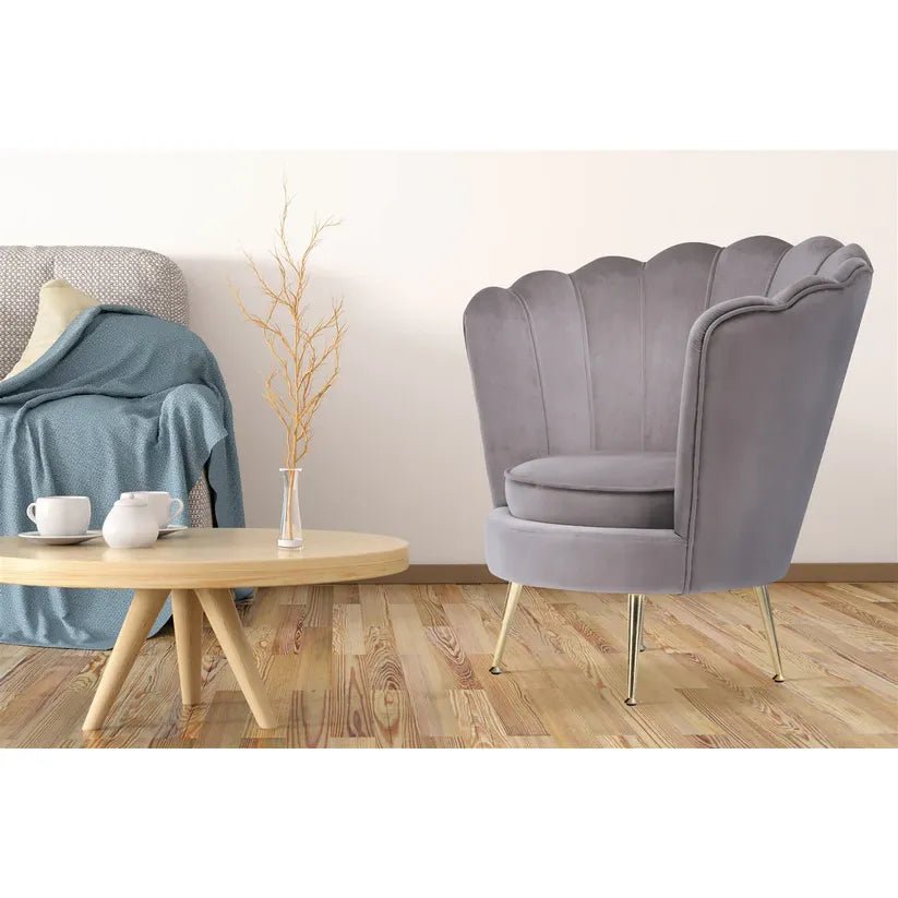 Sessel Velvet - Stoff Steppnähte höhenverstellbare Metallfüße – Barbara 125 | Kayoom - Esszett Luxury | Stilvolles Wohnen mit Charakter