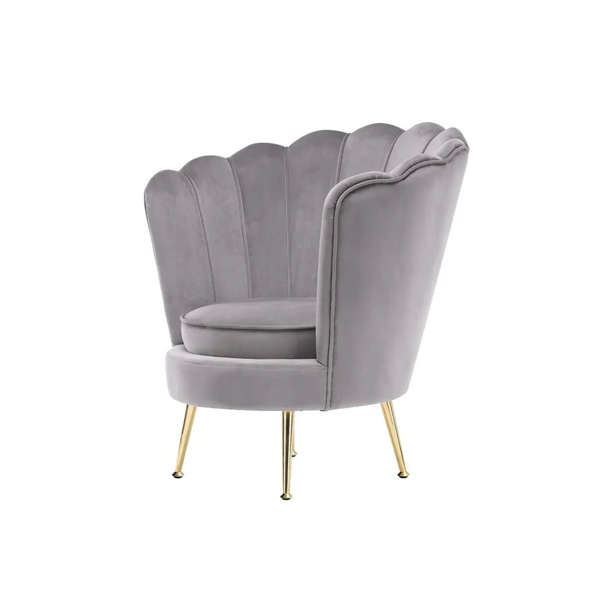 Sessel Velvet - Stoff Steppnähte höhenverstellbare Metallfüße – Barbara 125 | Kayoom - Esszett Luxury | Stilvolles Wohnen mit Charakter