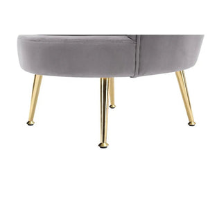 Sessel Velvet - Stoff Steppnähte höhenverstellbare Metallfüße – Barbara 125 | Kayoom - Esszett Luxury | Stilvolles Wohnen mit Charakter