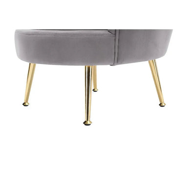 Sessel Velvet - Stoff Steppnähte höhenverstellbare Metallfüße – Barbara 125 | Kayoom - Esszett Luxury | Stilvolles Wohnen mit Charakter