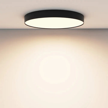 Deckenleuchte – Schwarzes Finish, Aluminium Gehäuse, 90W Leistung, Ø60 cm - Zon | Maytoni