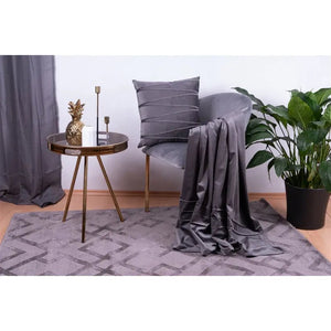 Decken & Kissen - Set – Samtoptik Abnehmbare Bezüge Unifarben – Paulina 125 | Kayoom - Esszett Luxury | Stilvolles Wohnen mit Charakter