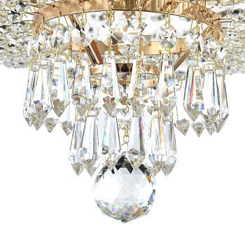 Kronleuchter mit antik‑goldenem Metallrahmen Kristall‑Akzenten 5‑flammig – Palace | Maytoni - Esszett Luxury | Stilvolles Wohnen mit Charakter