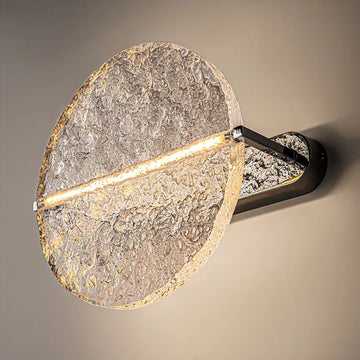 Wandleuchte – Chromfarbenes Metall, Acrylschirm, 360° Licht, 7 W Leistung, 11 cm Höhe - Mangata | Maytoni