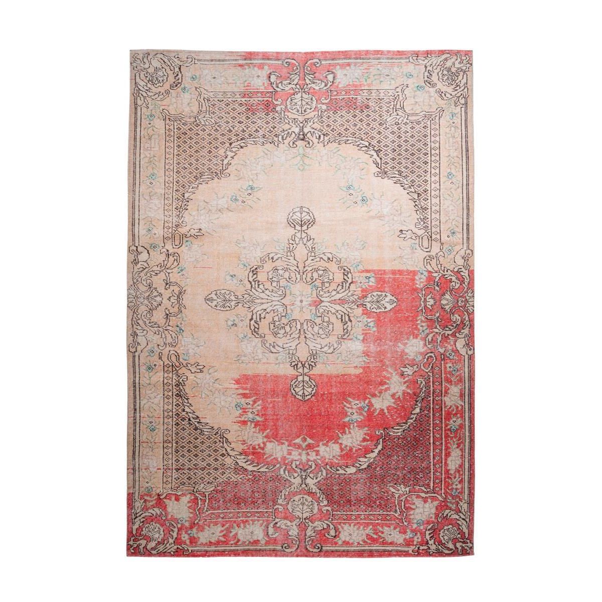 Rug Vintage Look Polyester Pile Cotton Back – Vintage 8405 | Kayoom