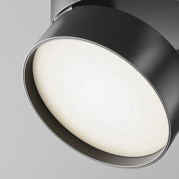 Matte Black Aluminum LED Ceiling Light with Linear Bar – Onda | Maytoni
