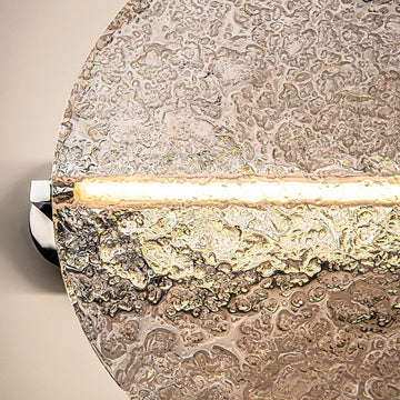 Wandleuchte – Chromfarbenes Metall, Acrylschirm, 360° Licht, 7 W Leistung, 11 cm Höhe - Mangata | Maytoni