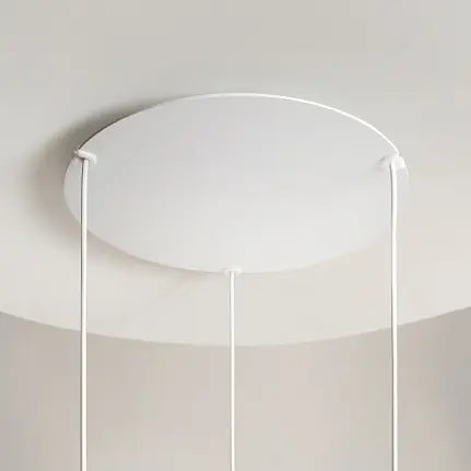 Pendant Light White Textile Modern Design & Integrated LED – Reflex | Maytoni