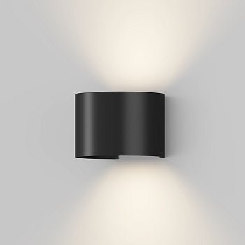Fassadenbeleuchtung Schwarzer Metallszylinder LED 6 W 3000 K IP54 – Fulton | Maytoni - Esszett Luxury | Stilvolles Wohnen mit Charakter