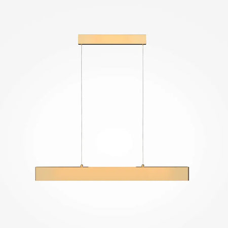 Pendelleuchte – Mattgold Finish, Metallgehäuse, 23 W Leistung, 100 cm Höhe, Warmweiß - Step | Maytoni image