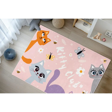 Teppich – Zarte Farbwelt, Behaglicher Komfort, Liebevolles Kindermotiv, 6 mm - Wonder 129 | Kayoom