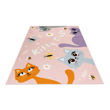 Teppich – Zarte Farbwelt, Behaglicher Komfort, Liebevolles Kindermotiv, 6 mm - Wonder 129 | Kayoom