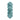 Teppich – Türkise Farbe, Doppelte Form, Weicher Flor - Double 325 | Kayoom