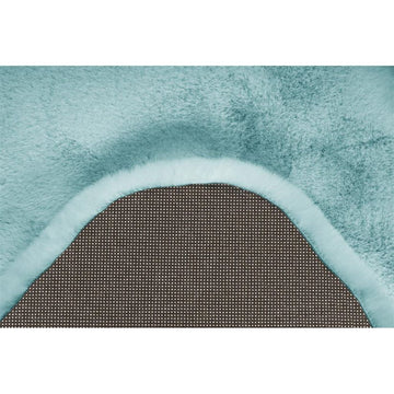 Teppich – Türkise Farbe, Doppelte Form, Weicher Flor - Double 325 | Kayoom