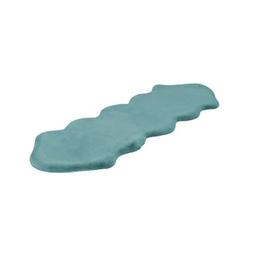 Teppich – Türkise Farbe, Doppelte Form, Weicher Flor - Double 325 | Kayoom