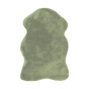 Teppich – Mint Farbe, Weiche Oberfläche, Felloptik, 90 cm - Rabbit Sheepskin 225 | Kayoom