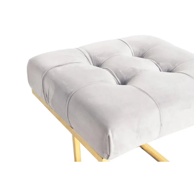 Hocker Samtbezug Drehfunktion Edelstahlgestell mit Stauraum - Rarity 125 | Kayoom - Esszett Luxury | Stilvolles Wohnen mit Charakter