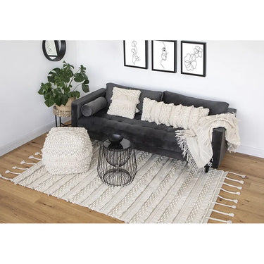 Teppich – Natural Wolle, Weiche Struktur, Edles Design, 290 cm - Bohist 325 | Kayoom