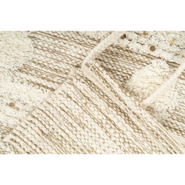Teppich – Creme Khaki Wolle, Weiche Struktur, Edles Design, 150 cm - Bohist 425 | Kayoom