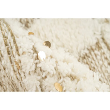 Teppich – Creme Khaki Wolle, Weiche Struktur, Edles Design, 290 cm - Bohist 425 | Kayoom