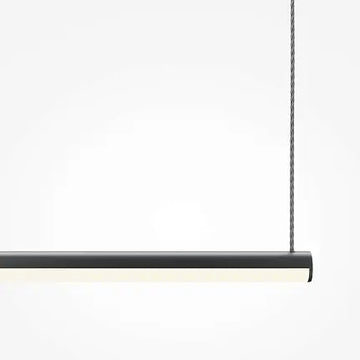 Pendelleuchte – Schwarzes Aluminium, 16 W Leistung, IP20 Schutzart, 120,0 cm Länge - Halo | Maytoni