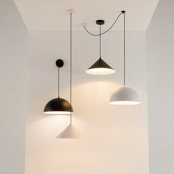 Pendant Lamp Black Metal Minimalist Design – Basic Colors | Maytoni