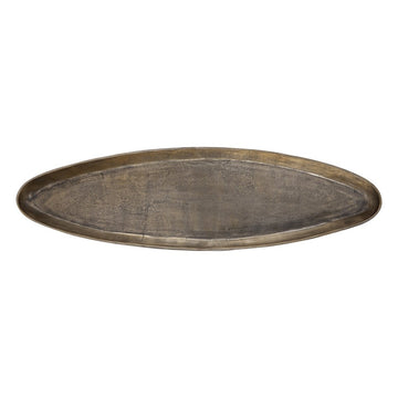 Riesige Aluminiumschale - Yaren Gold XL (106 x 33 x 7 cm) 1 von PTMD - Esszett Luxury | Stilvolles Wohnen mit Charakter