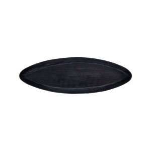 Riesige Aluminiumschale - Yaren Schwarz L (88 x 29 x 6.5 cm) 1 von PTMD - Esszett Luxury | Stilvolles Wohnen mit Charakter