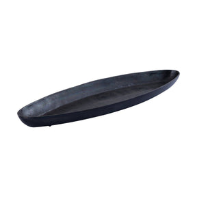 Riesige Aluminiumschale - Yaren Schwarz L (88 x 29 x 6.5 cm) 1 von PTMD - Esszett Luxury | Stilvolles Wohnen mit Charakter