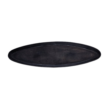 Riesige Aluminiumschale - Yaren Schwarz XL (106 x 33 x 7 cm) 1 von PTMD - Esszett Luxury | Stilvolles Wohnen mit Charakter