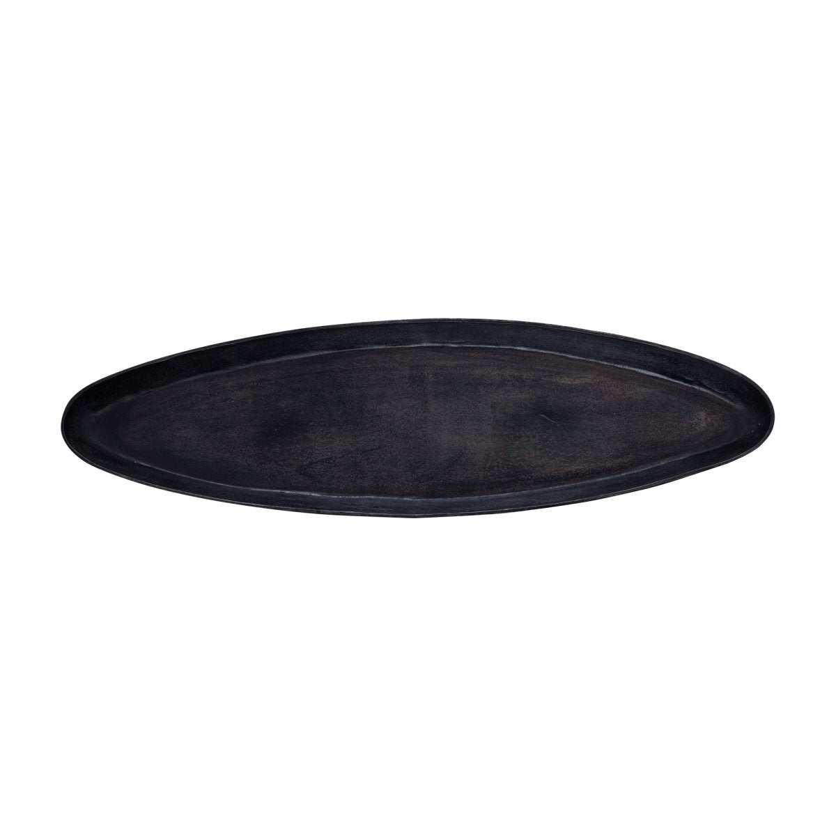 Riesige Aluminiumschale - Yaren Schwarz XL (106 x 33 x 7 cm) 1 von PTMD - Esszett Luxury | Stilvolles Wohnen mit Charakter