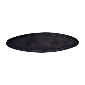 Riesige Aluminiumschale - Yaren Schwarz XL (106 x 33 x 7 cm) 1 von PTMD - Esszett Luxury | Stilvolles Wohnen mit Charakter