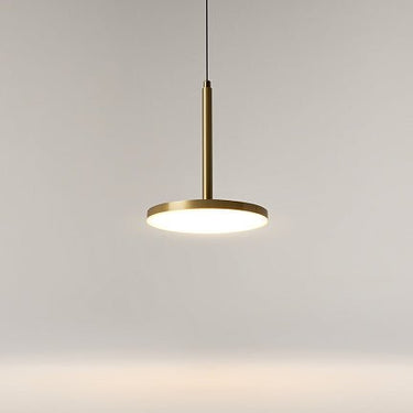 Pendelleuchte Mattgoldenes Aluminiumgehäuse mit mattweißem Acryl - Diffusor, integrierter LED und modernem Design – Arc | Maytoni - Esszett Luxury | Stilvolles Wohnen mit Charakter