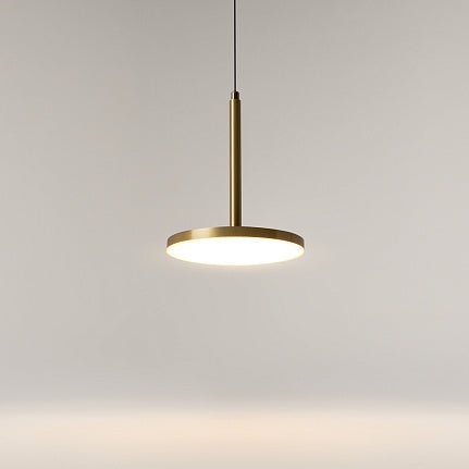 Pendelleuchte Mattgoldenes Aluminiumgehäuse mit mattweißem Acryl - Diffusor, integrierter LED und modernem Design – Arc | Maytoni - Esszett Luxury | Stilvolles Wohnen mit Charakter