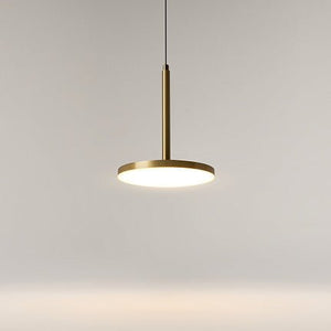 Pendelleuchte Mattgoldenes Aluminiumgehäuse mit mattweißem Acryl - Diffusor, integrierter LED und modernem Design – Arc | Maytoni - Esszett Luxury | Stilvolles Wohnen mit Charakter