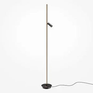 Floor Lamp Metal Frame Crystal Shades & Chrome Finish - Thin | Maytoni