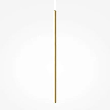 Pendant Light Black & Satin Nickel Finish Tubular Design & Integrated LED – Halo | Maytoni