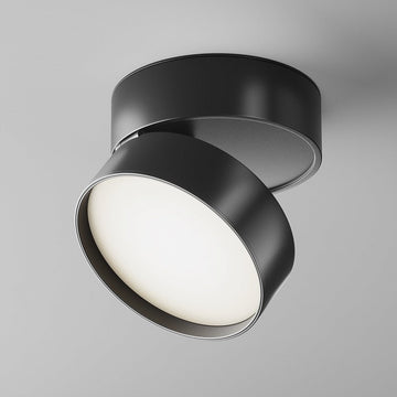 Deckenleuchte aus mattschwarzem Aluminium mit LED und linearer Leiste – Onda | Maytoni - Esszett Luxury | Stilvolles Wohnen mit Charakter