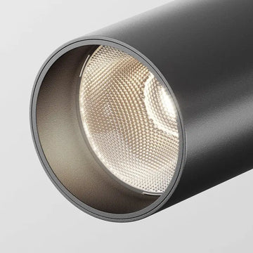 Deckenleuchte – Schwarzes Aluminium, 12 W LED, Warmweiß, 16 cm Höhe - Focus | Maytoni
