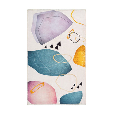 Teppich – Abstraktes Muster, Mehrfarbiges Design, Geometrische Formen, 160 x 230 cm  - Picassa 225 | Kayoom