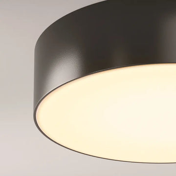 Ceiling Light Black Aluminum White Plastic Diffuser LED 30W Warm White – Zon IP | Maytoni