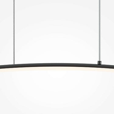 Pendelleuchte Schlankes Schwarzes Rohrdesign LED – Curve | Maytoni - Esszett Luxury | Stilvolles Wohnen mit Charakter