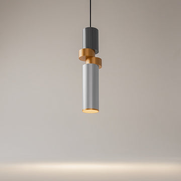 Pendant lamp Chrome metal, frosted glass & LED accent – Palette | Maytoni