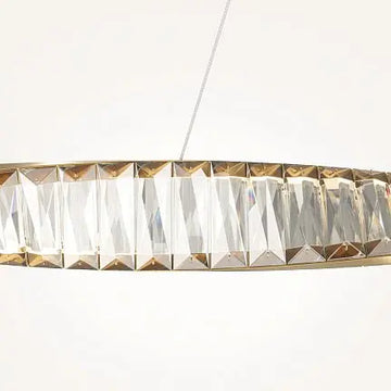 Pendelleuchte – Messingfarbenes Metall, 36 W Leistung, Warmweiß, 120 cm Länge - Krone | Maytoni
