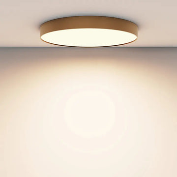 Ceiling light matt gold aluminium with LED and warm white light – Zon | Maytoni