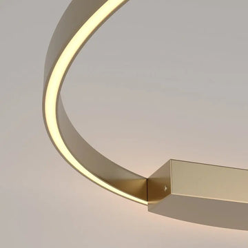 Wall lamp with gold-colored aluminum ring and white silicone diffuser – Rim | Maytoni