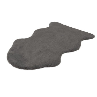 Teppich – Hochflor Oberfläche, Lammfell Optik, Grauer Farbton - Estonia Kunda | Kayoom